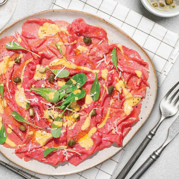 Receita: Carpaccio Clássico (Lagarto ou Bife Ancho)