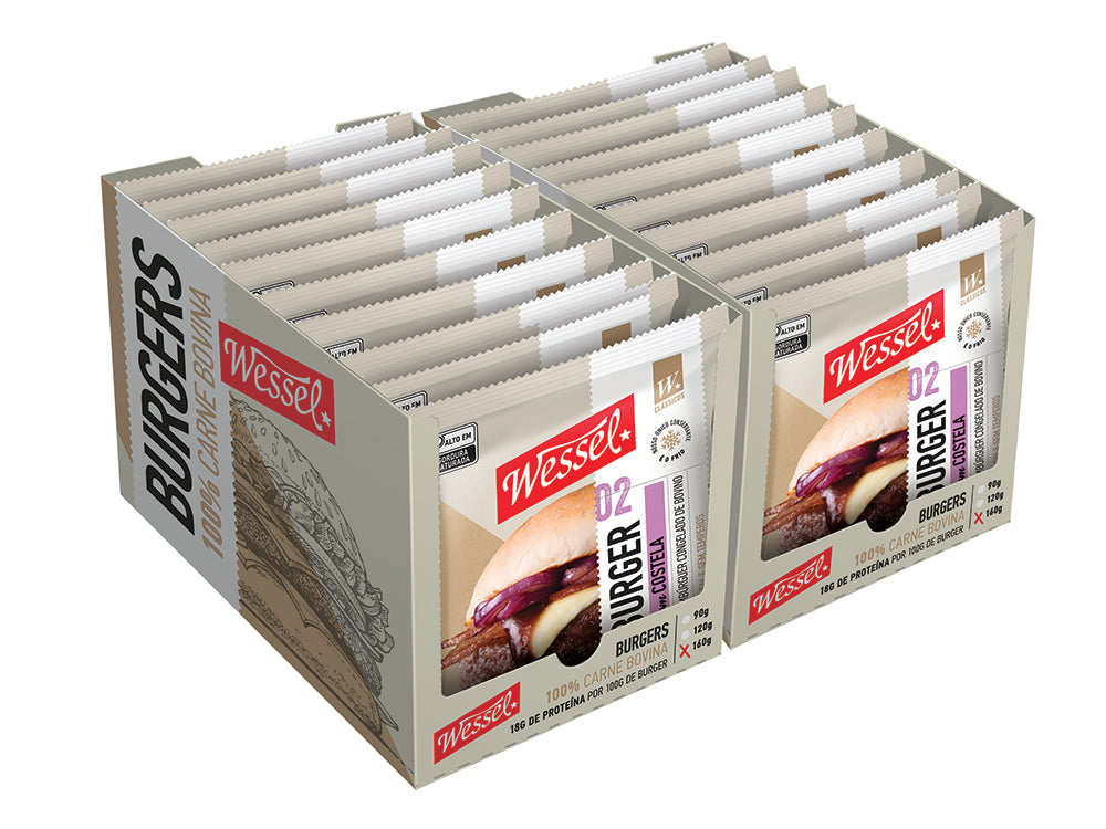 Hamburgada Costela 160g (20 burgers)