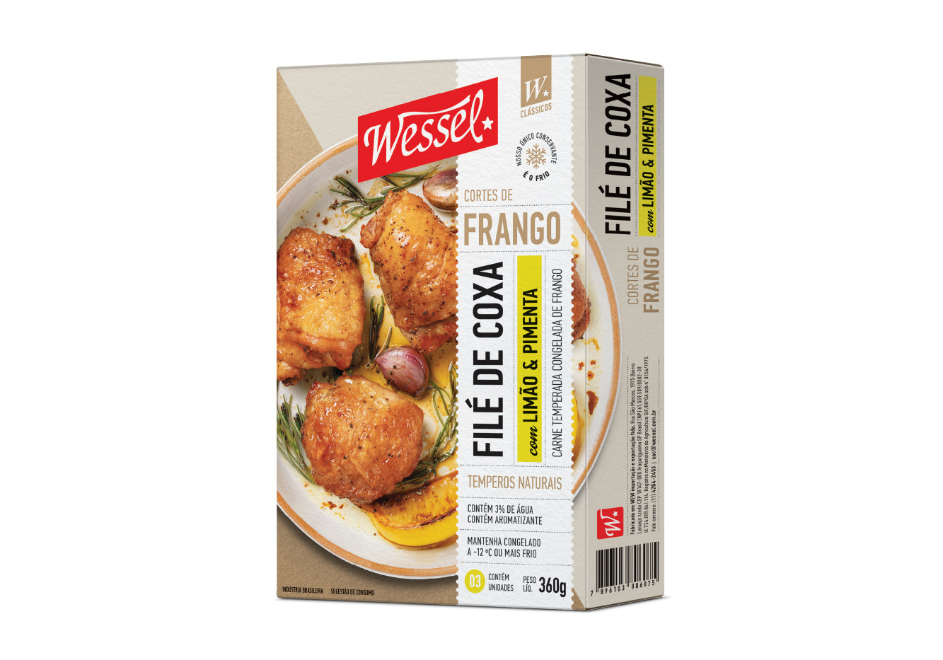 Filé de Coxa Limão e Pimenta