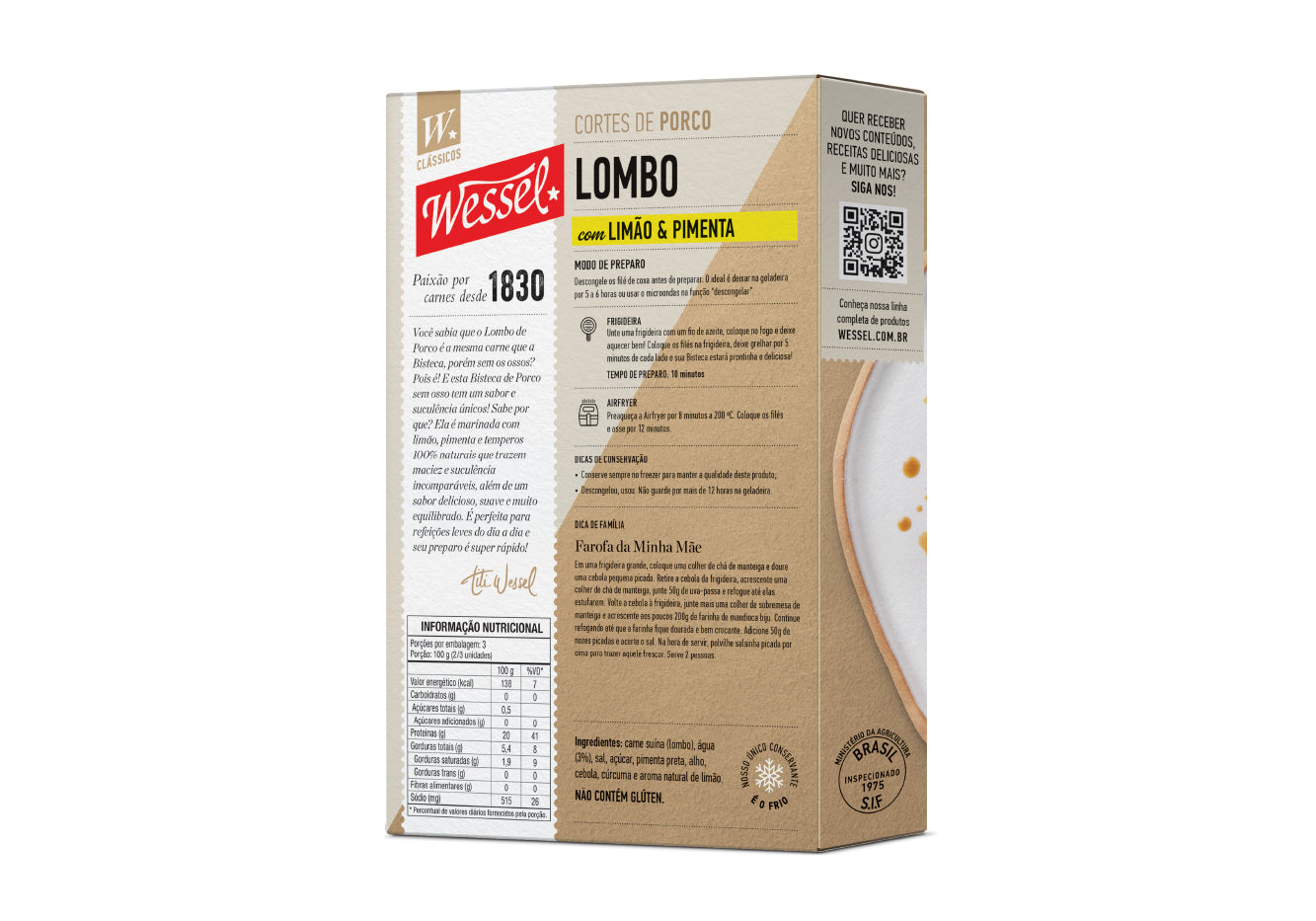 Lombo de Porco Limão e Pimenta