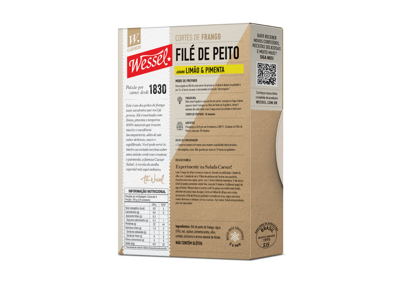 Filé de Peito Limão e Pimenta