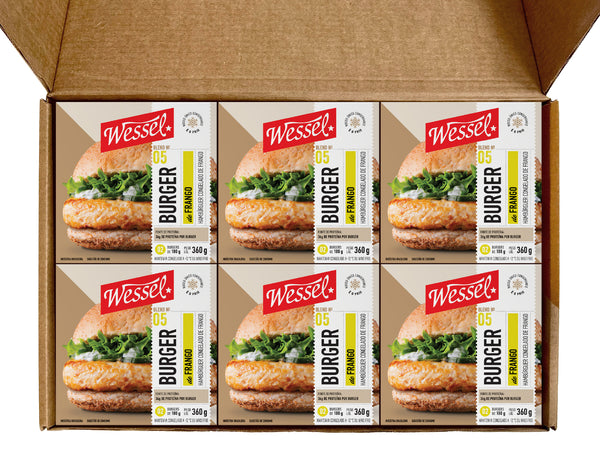 Hamburgada Frango 360g (12 burgers)