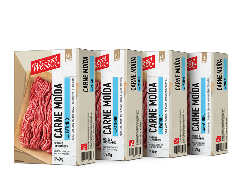 Carne Moída de Patinho (pack com 4 unid.)