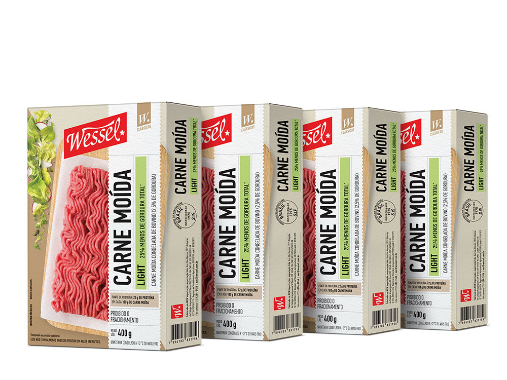 Carne Moída Bovina Light (pack com 4 unid.)