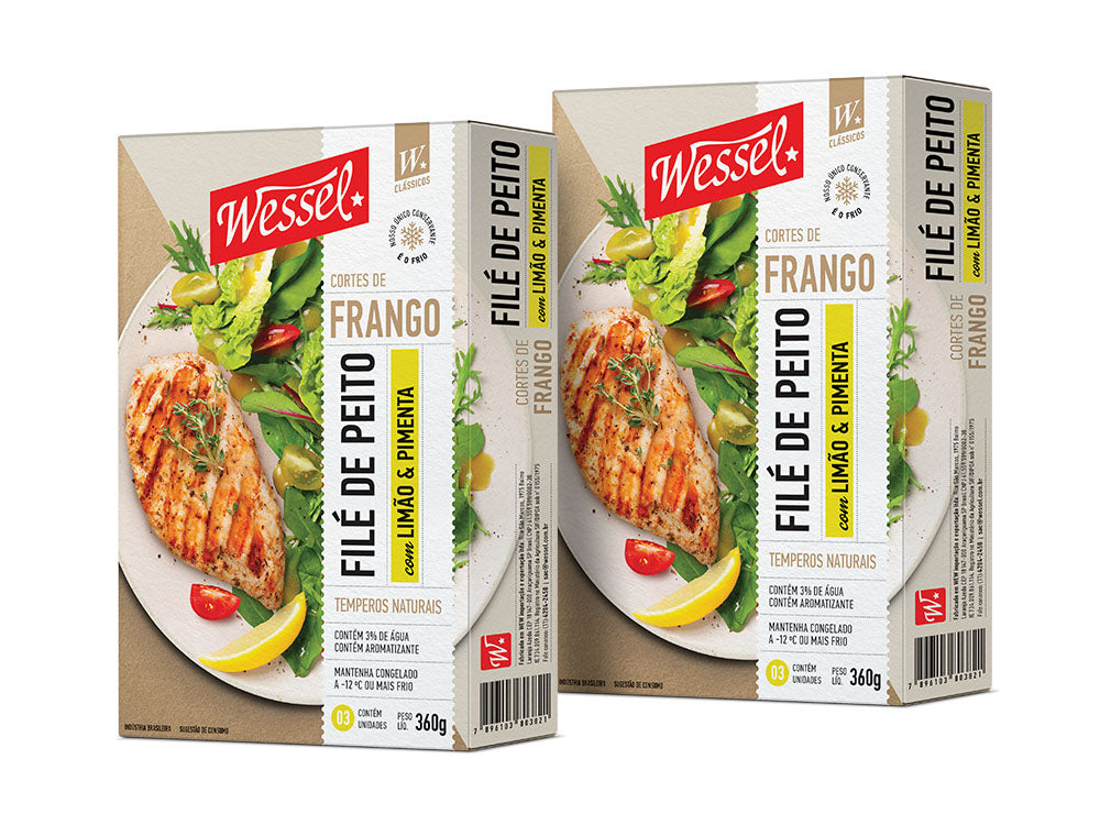 Filé de Peito Limão e Pimenta (pack com 2 unidades)