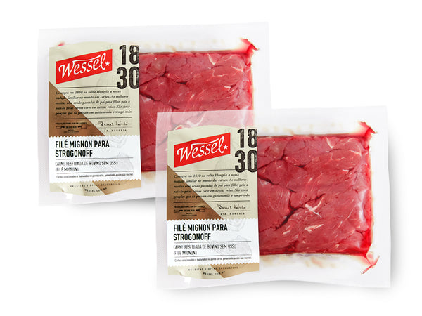 Filé Mignon p/ Strogonoff Seleção (pack com 2 unidades)