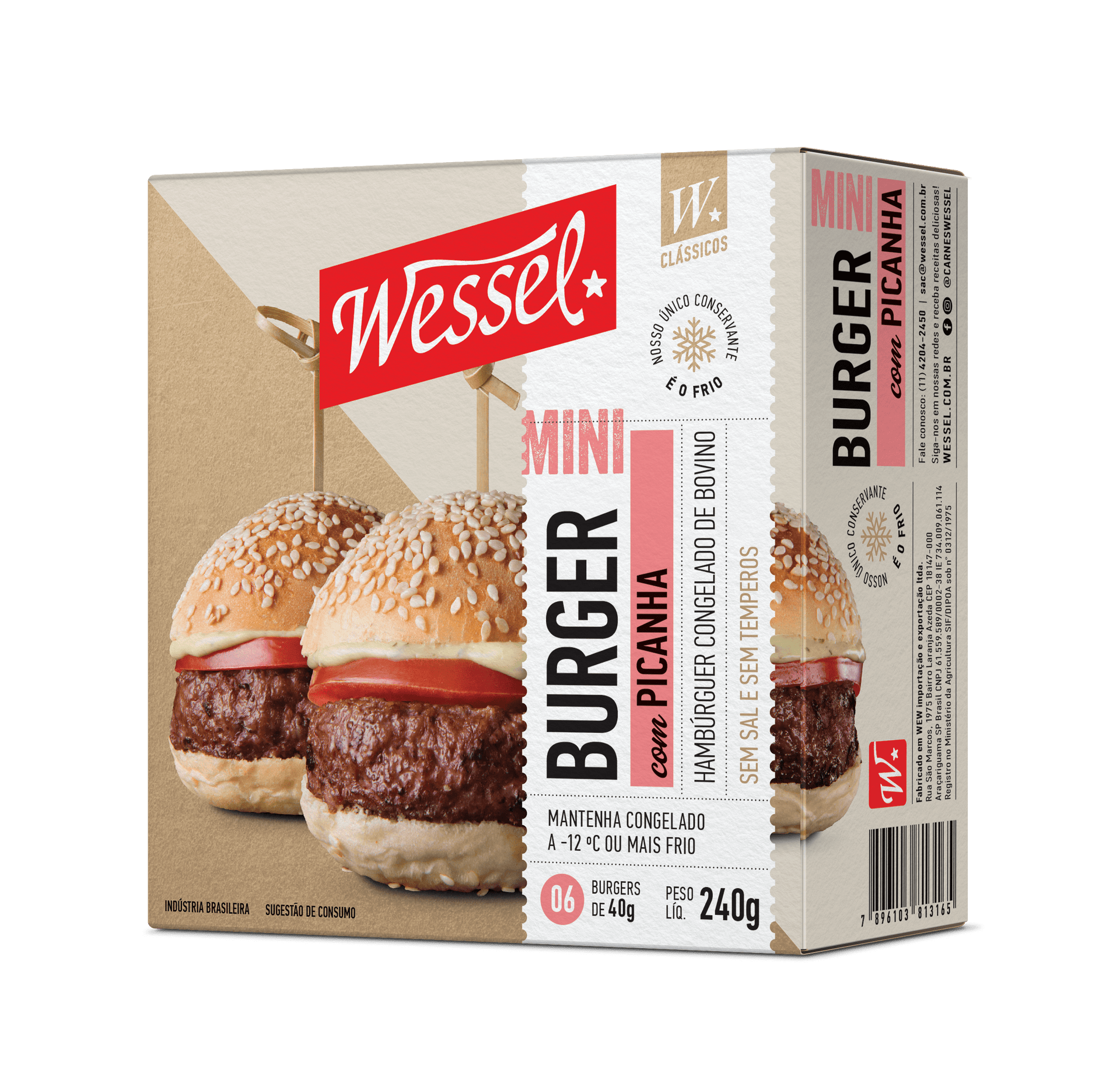 Mini Burger com Picanha